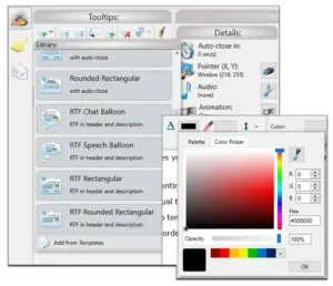 HelloApp Studio: new RTF tooltips and color picker